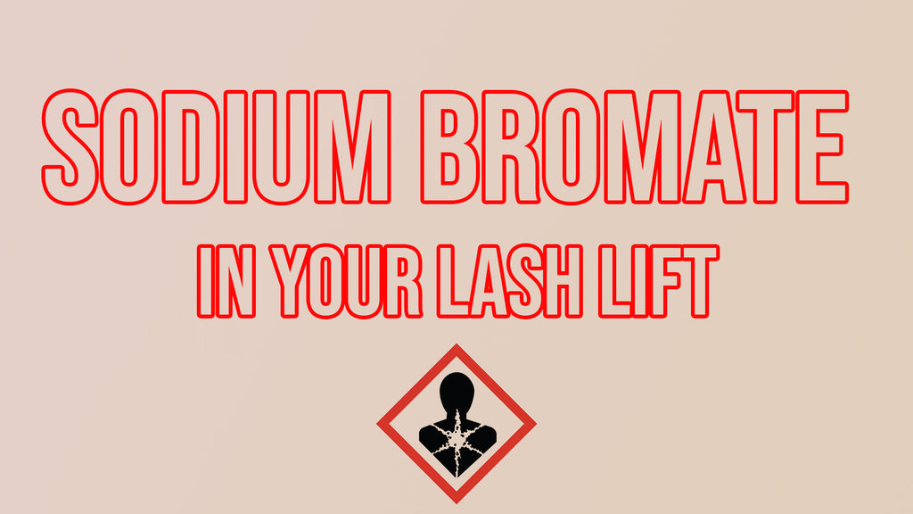 Bromate de sodium dans le rehaussement de cils