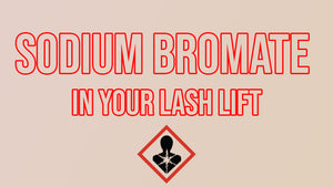 Bromate de sodium dans le rehaussement de cils