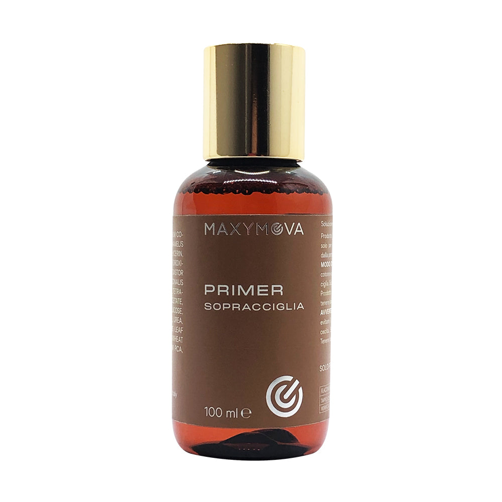 Solución de prebase para cejas para teñir o teñir con henna