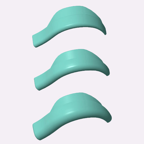 Kate Vinogradova lash lift shields rods teal colour Toronto Canada 