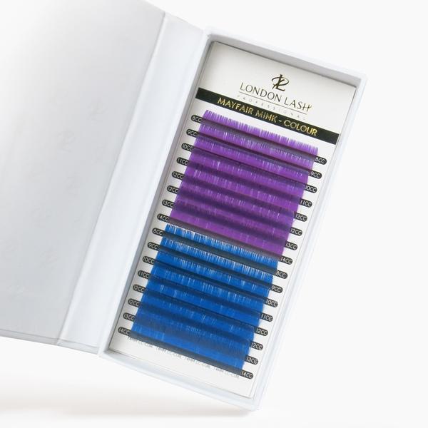 Violet/ Blue Eyelashes Mayfair Mink