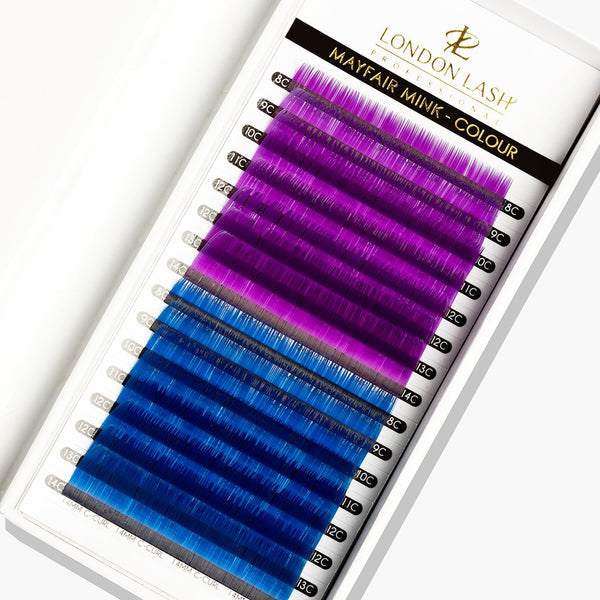 Violet/ Blue Eyelashes Mayfair Mink