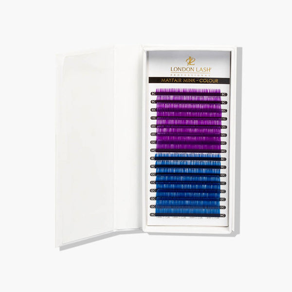 Violet/ Blue Eyelashes Mayfair Mink