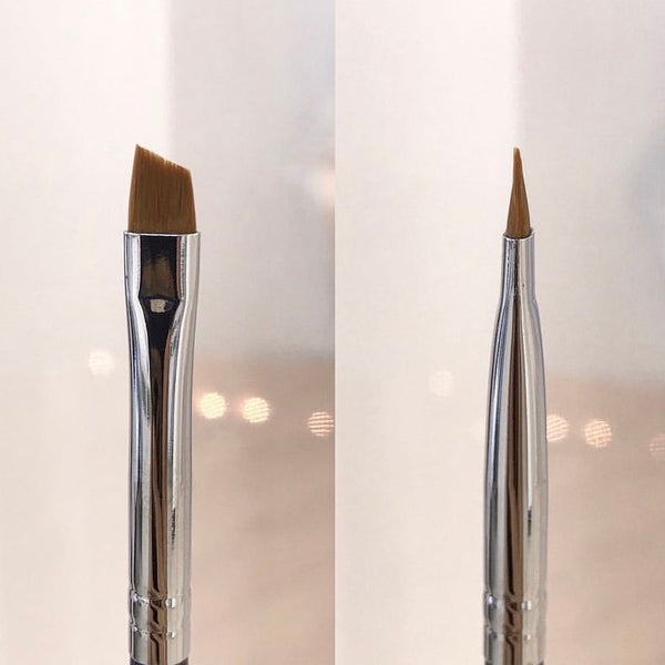 thin eyebrow brush for tinting and henna 